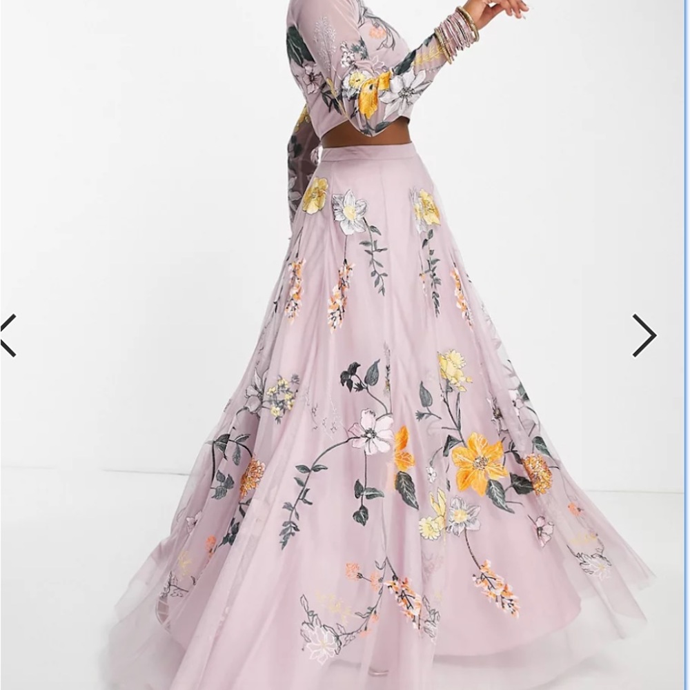 ASOS DESIGN maxi legends skirt lilac - Indian wedding collection skirt 🌸 💜🇮🇳